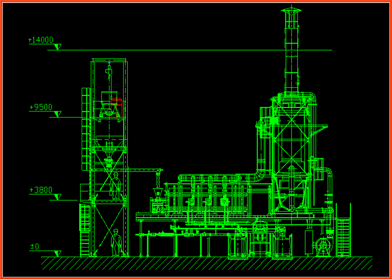 Frit processing drawing