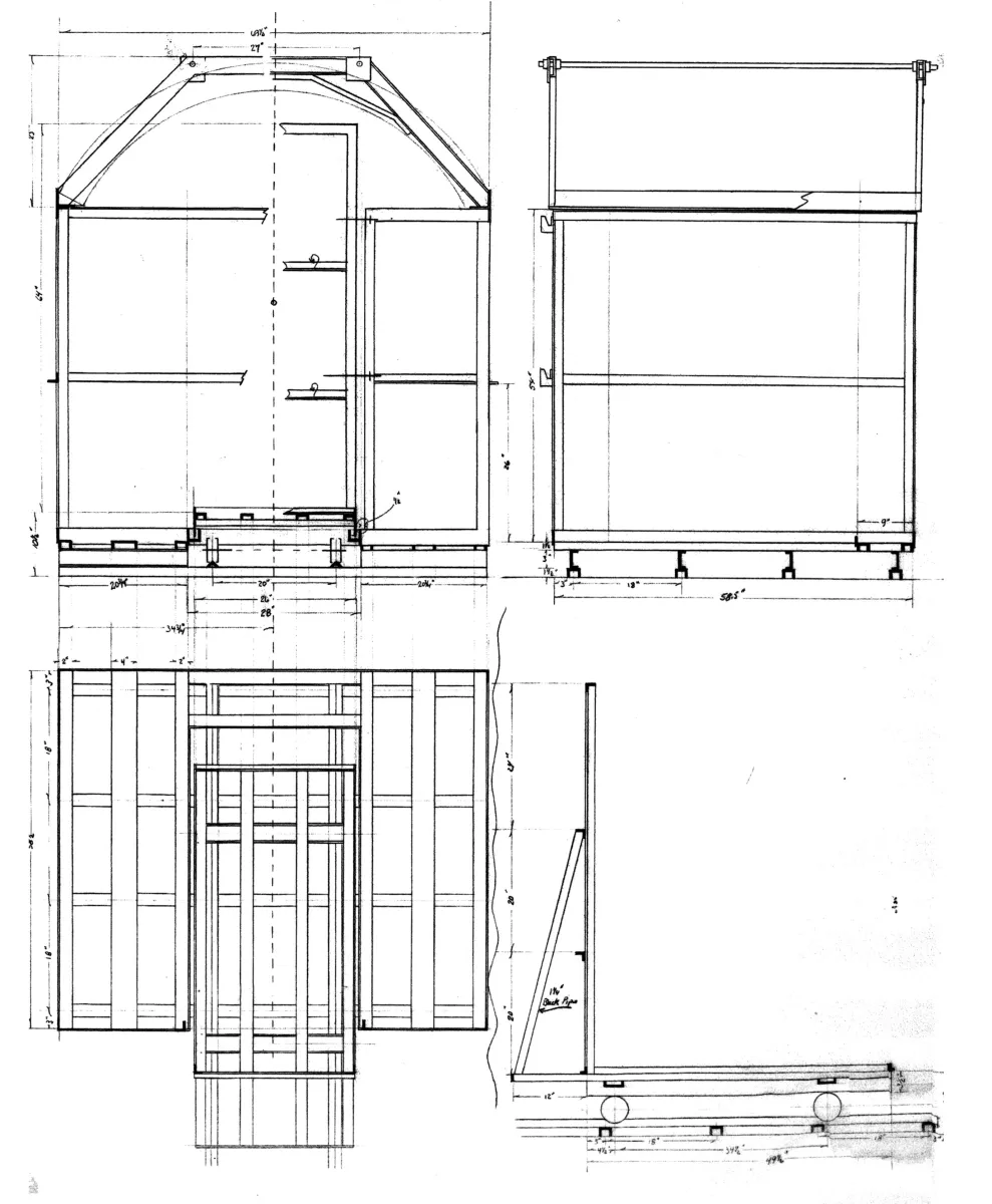 Drawing 5 of Lindoe gas kiln