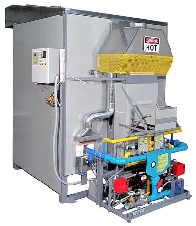 Example of a modern automatic firing reduction gas kiln for use by studio potters