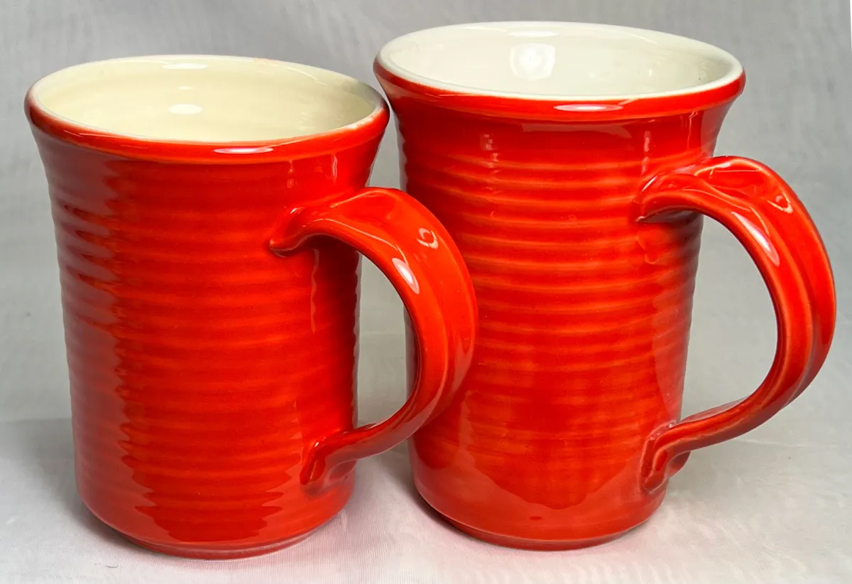 4 coats vs 3 coats of red brushing glaze
