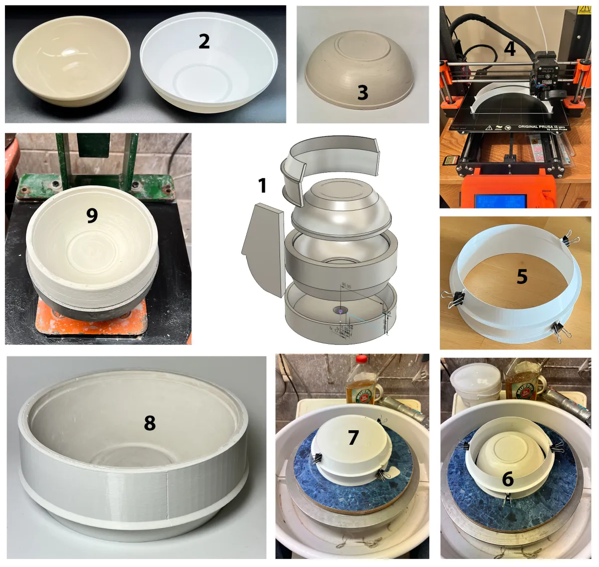 3D printing a jigger mold shell