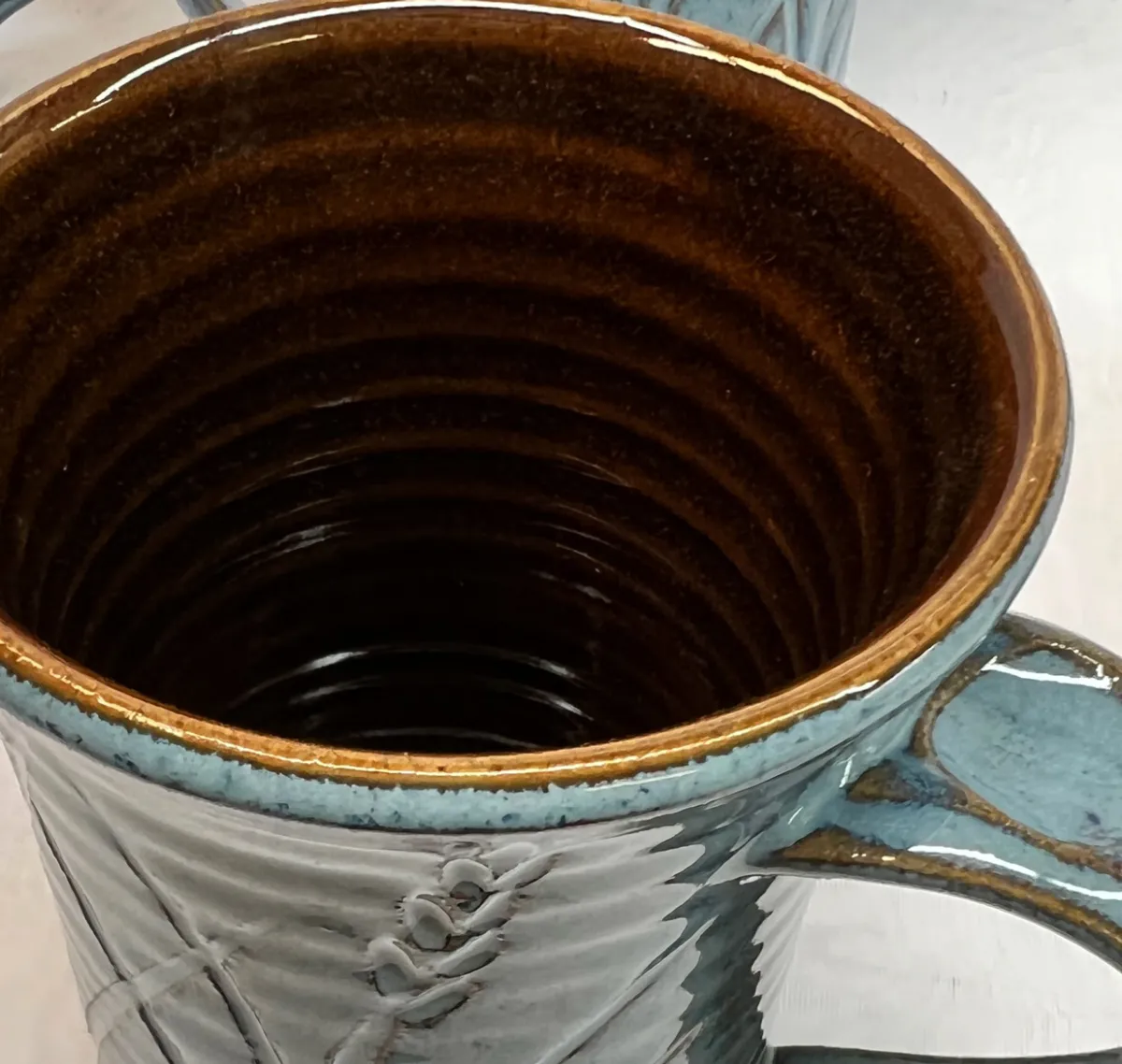 Liner glazed mug