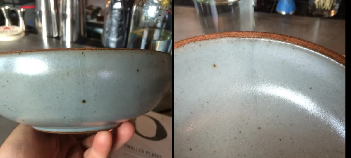A cone 10 Reduction bowl has cracked after continuous use