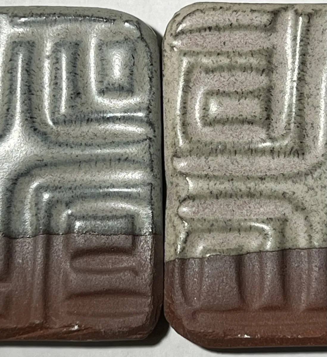 What slow cooling does to some pottery glazes