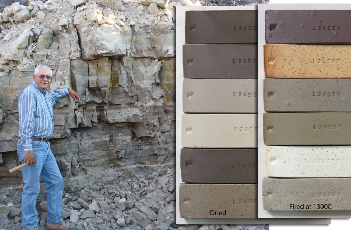 Mel Noble at Ravenscrag, Sask. Quarry #3