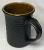 Mother Nature's porcelain black mug