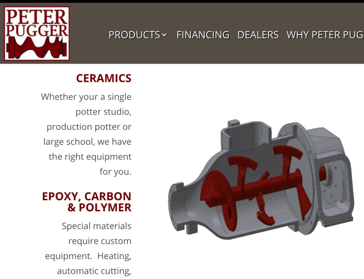 Pugmills used in hobby and industry are very different