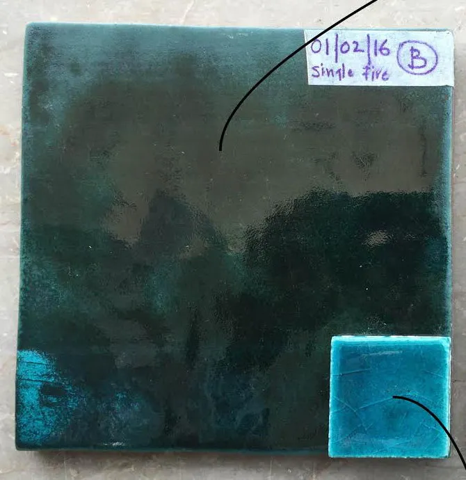 Example of the value of a good engobe