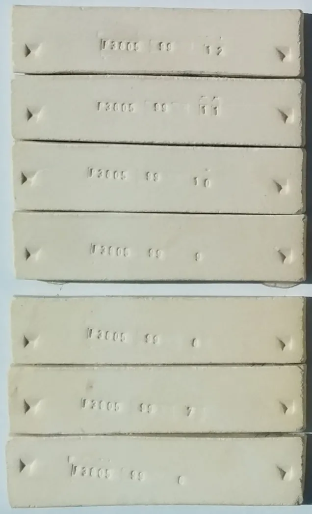 Plainsman 3C Ball Clay fired bars