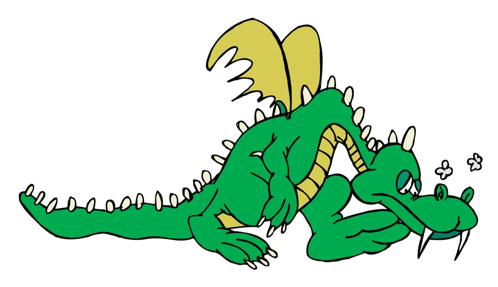 Dejected dragon