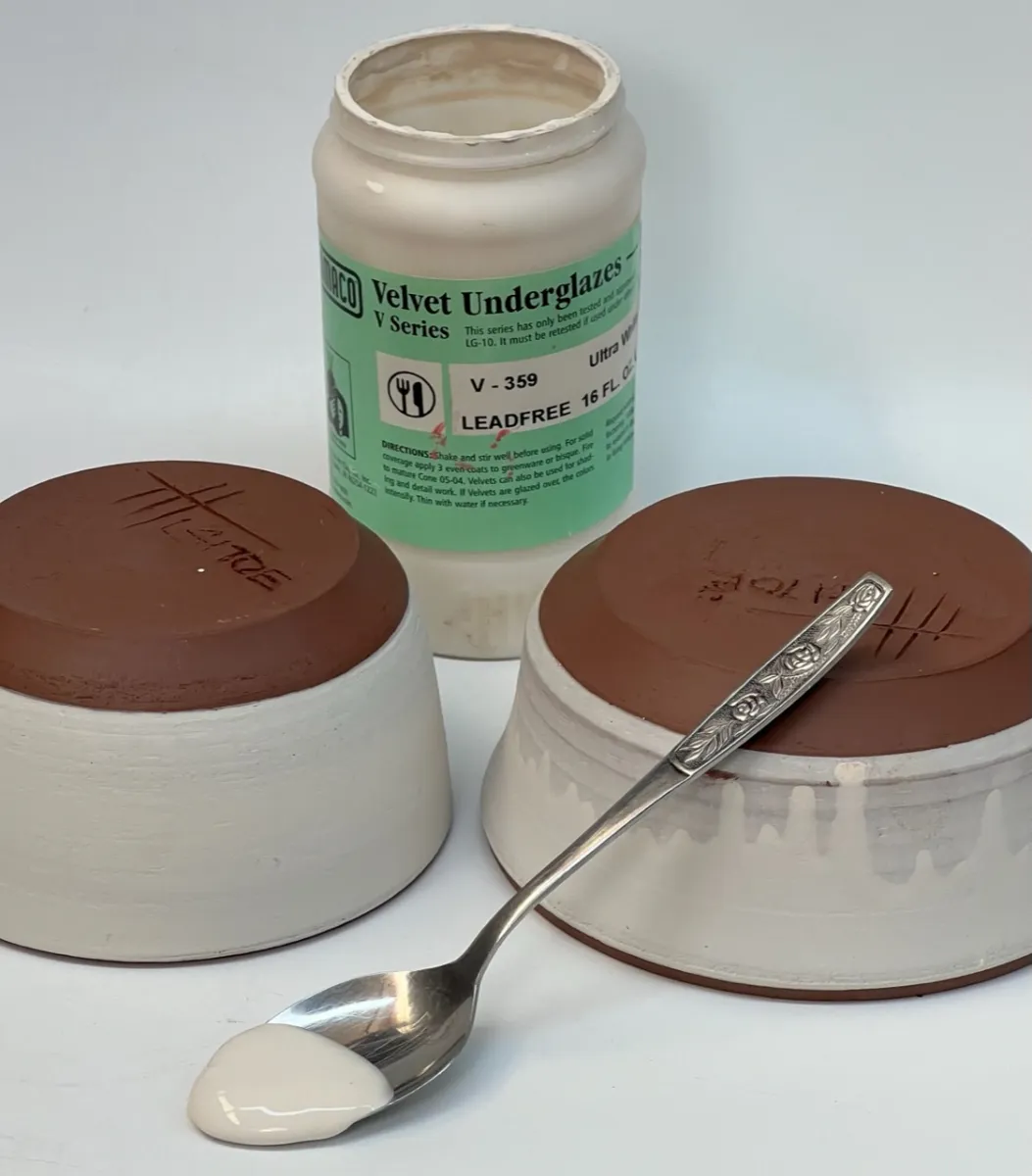 Gelled underglaze