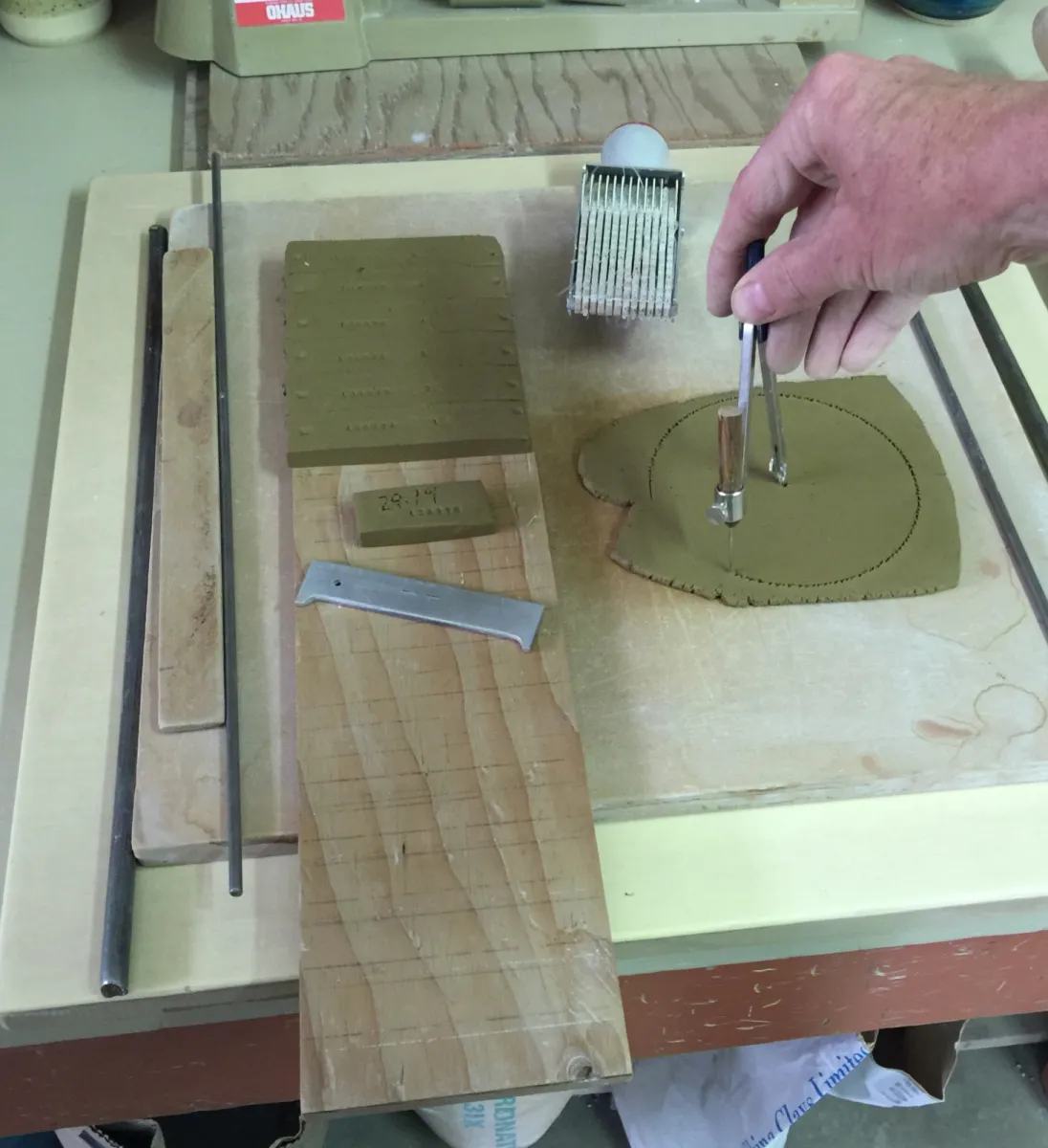 Preparing bars for the SHAB, LOI and DFAC tests