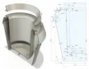 3D printed jigger case mold