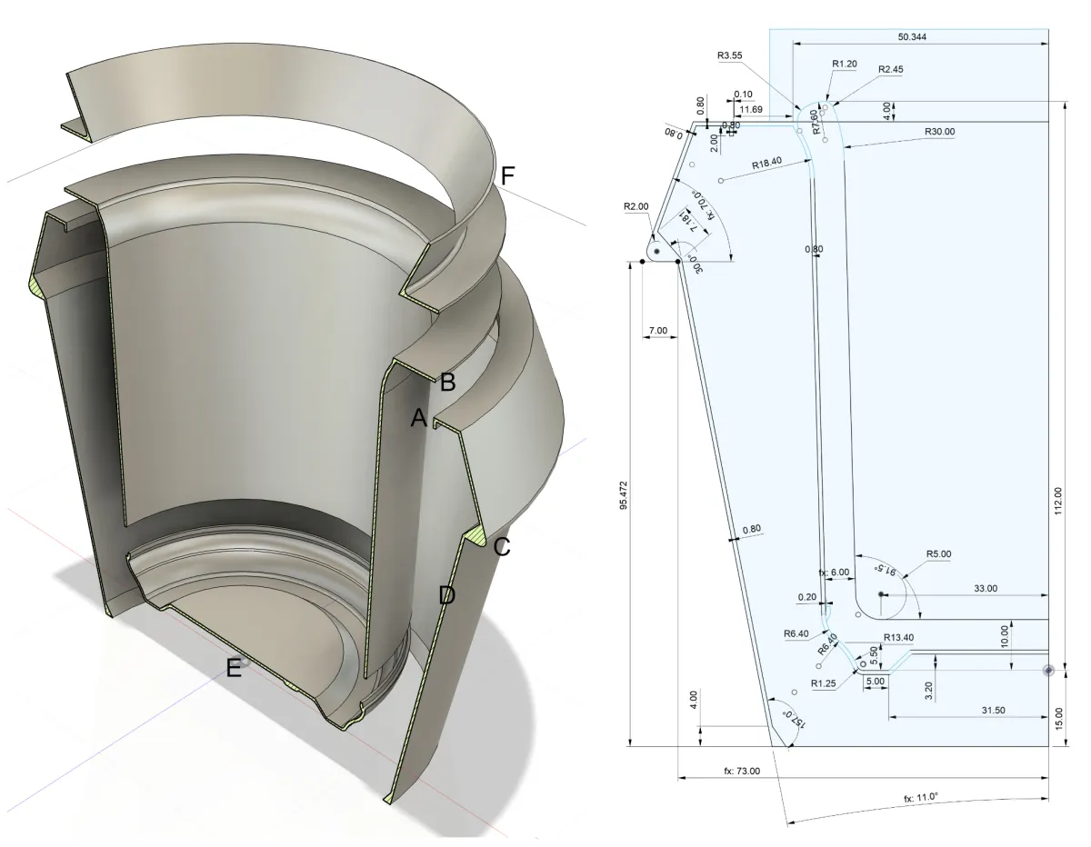 3D printed jigger case mold