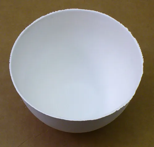 A very thin walled porcelain bowl
