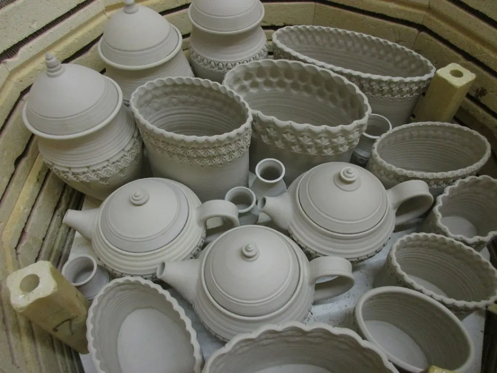 A kiln load going in with no tests. What a shame.
