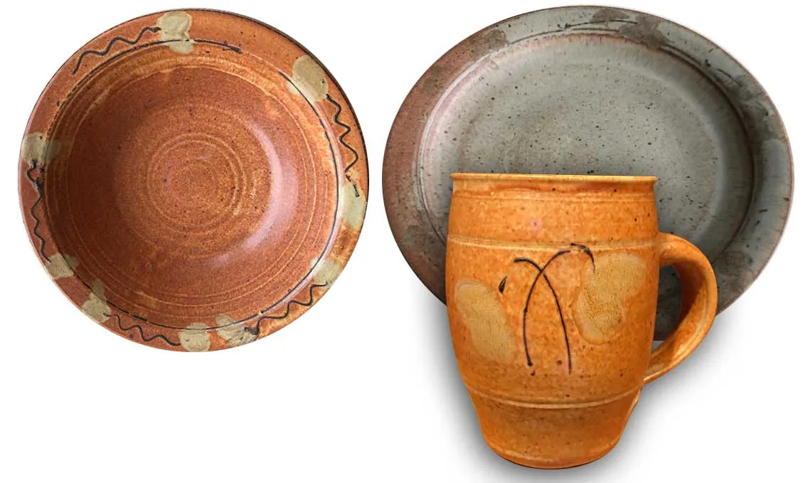 Reduction glaze gone astray returns to color in an oxidation refire