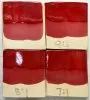 Red velvet underglazes at cone 05
