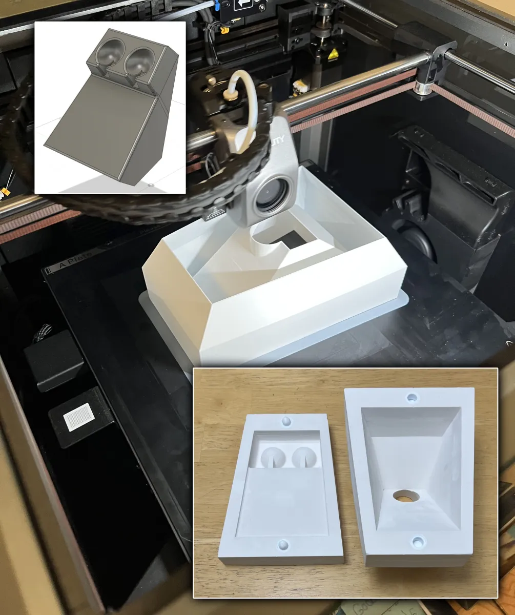 3D model of a melt flow tester mold
