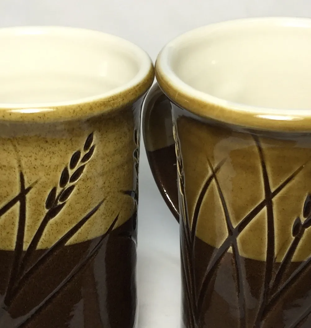A cone 6 clear glaze plus iron vs. Alberta Slip amber base