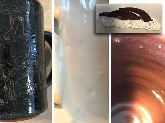 Perfect storm to create massive bubbling in a low fire kiln