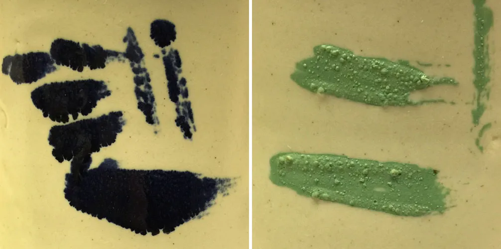 Stains used pure as overglazes don't work