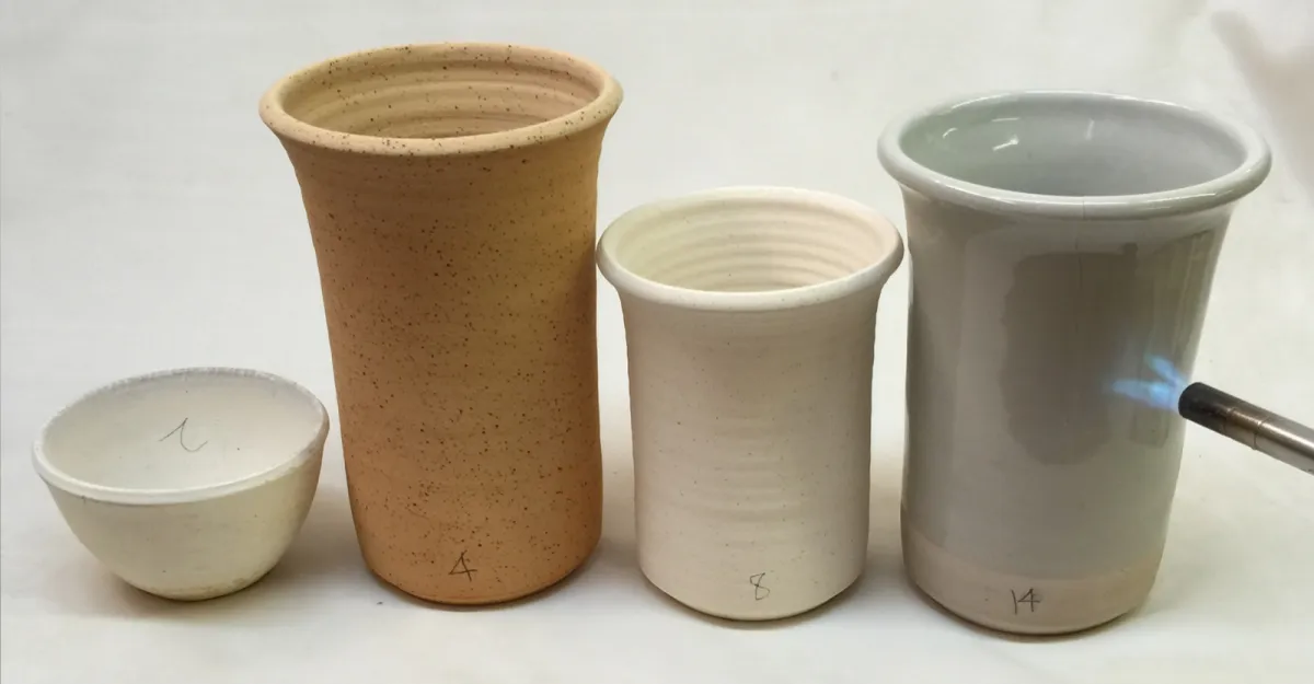 Thermal shocking kaolin, ball clay, halloysite and porcelain