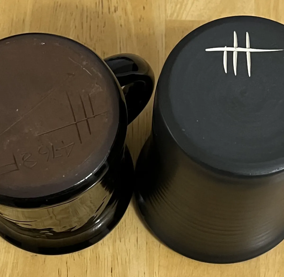 Make a black clay body with stain