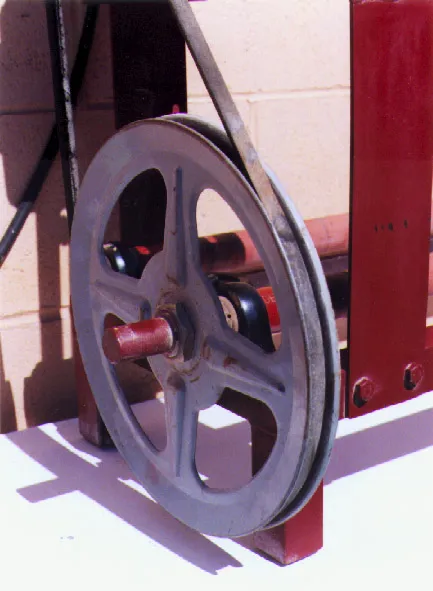 Ball mill rack pulleys and rollers picture 1