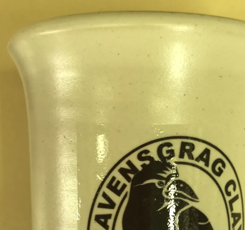 What is that glossy square around the decal?