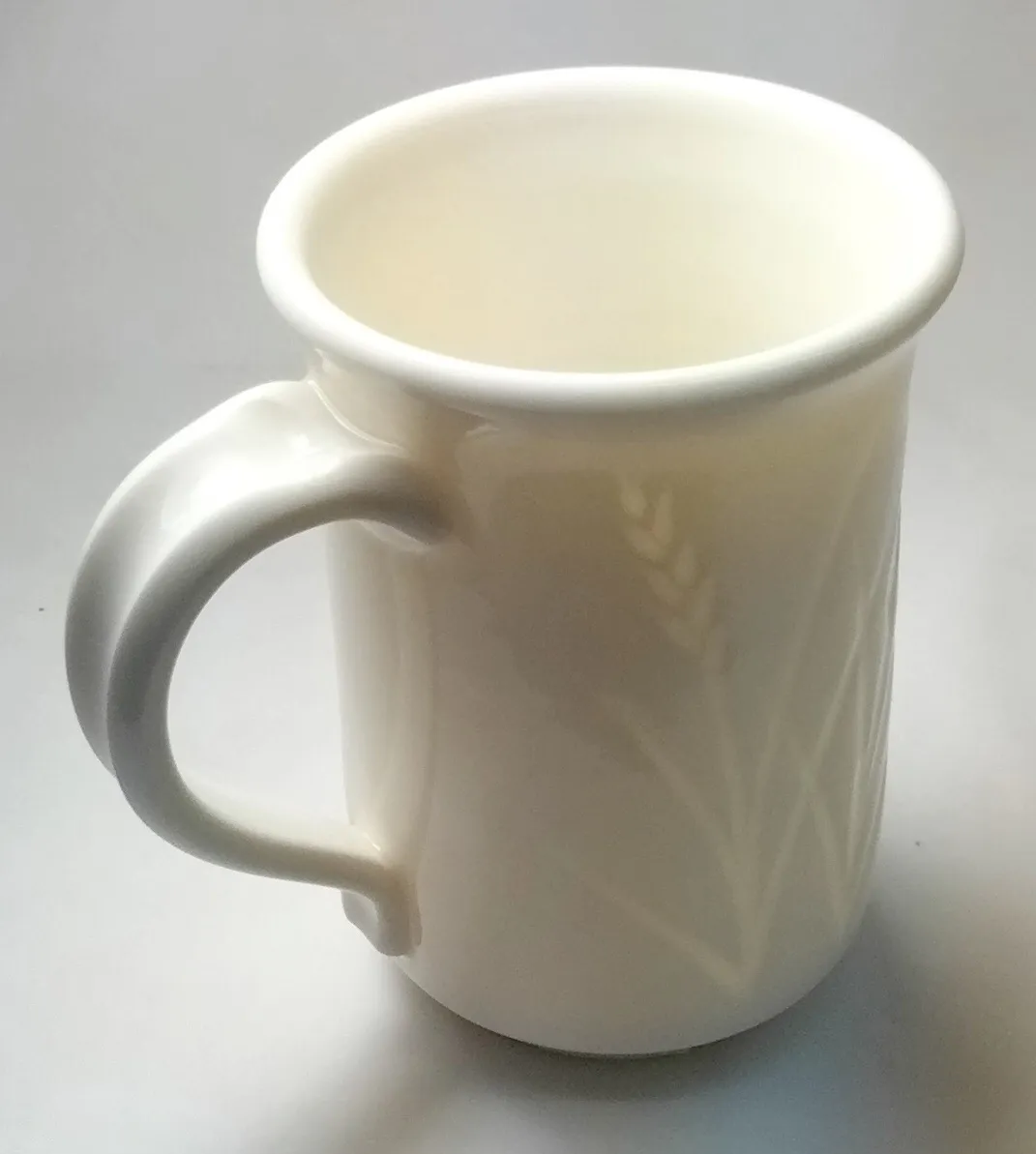 Catching the light on a translucent porcelain