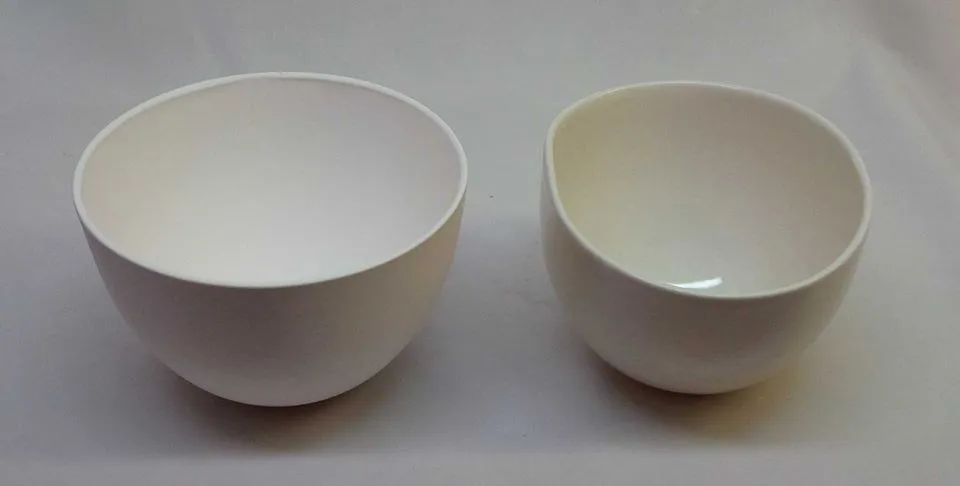 Porcelain bowl warping during firing