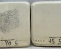 A glaze stops crazing with 45 micron silica