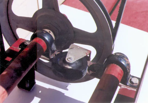 Ball mill rack casters 1