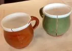 Shivering crazing terra cotta