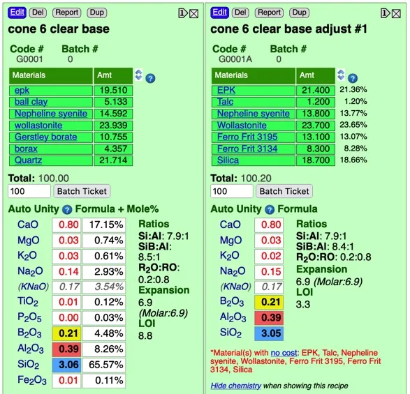 Side-by-side recipe screenshot