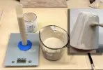 Attempts to use a glaze that is too thick