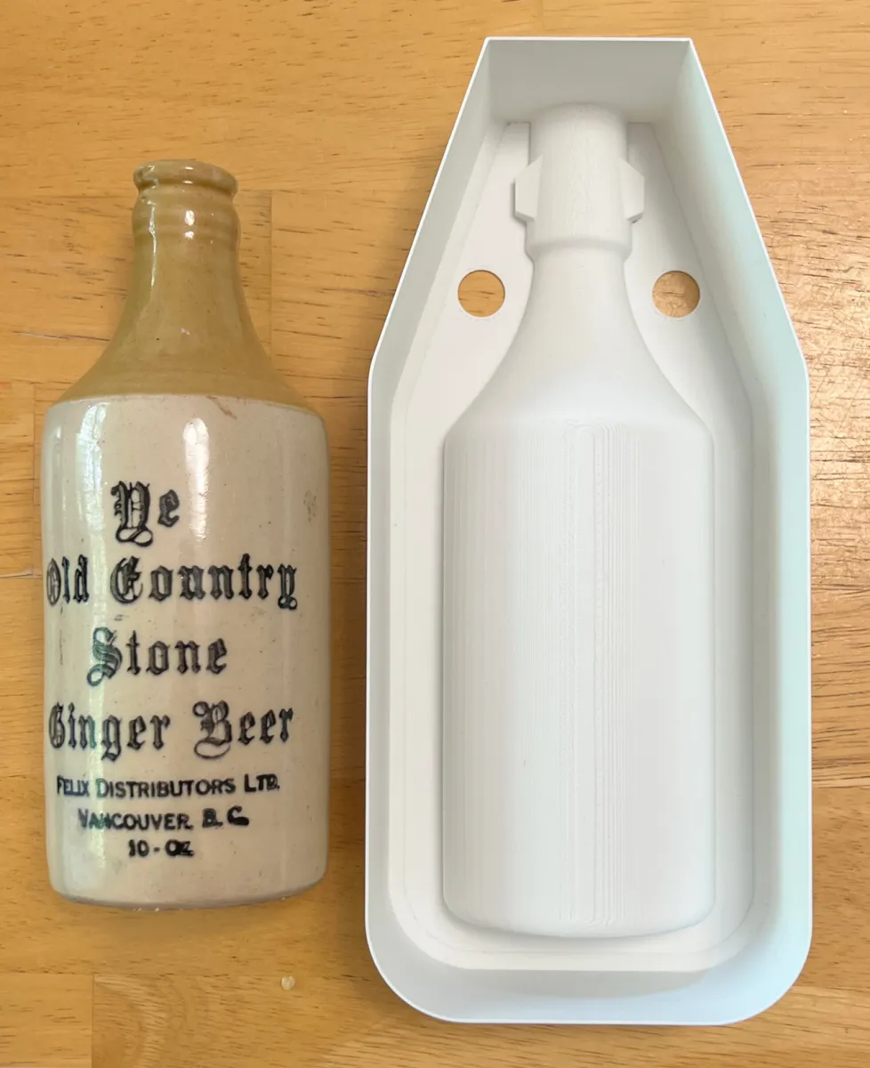 Medalta classic beer bottle mold for slip casting