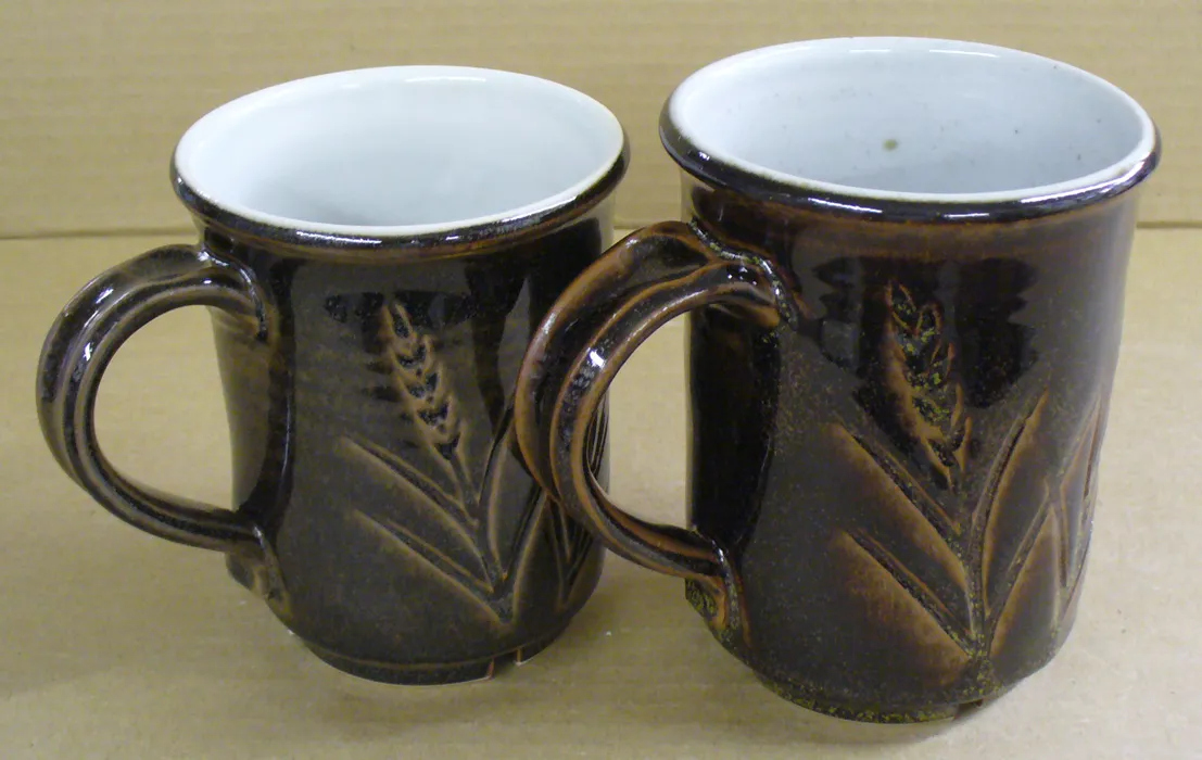 Tenmokus made from Alberta Slip and Ravenscrag Slip