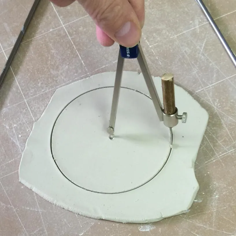 Cutting the disk for a DFAC drying factor test